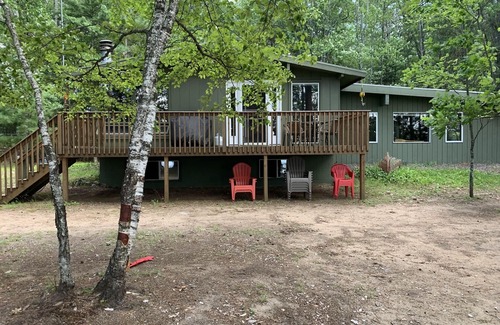Land O Lakes Cottage | Lake Front Cottage On Beautiful Big Portage Lake With Private Beach And Dock.
