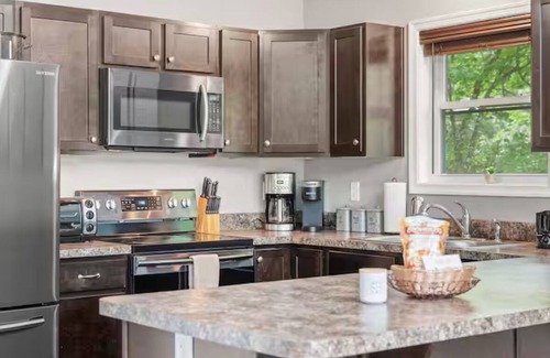 Pocono Lake Ski Chalet | Lake Front Family Cabin with Hot Tub! Perfect Fall Getaway!