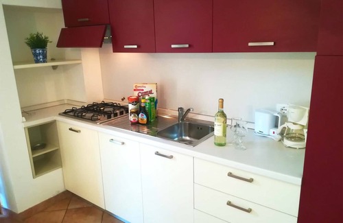 Idro Condo | Lake shore with garden