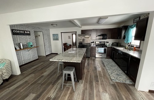 Spirit Lake House | Lake view home on 1.3 acres, lake access 1 block away.nCamper parking available.