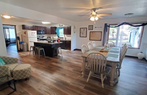 Spirit Lake House | Lake view home on 1.3 acres, lake access 1 block away.nCamper parking available.
