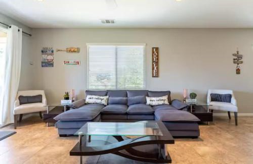 Indio House | Lakefront 3BR Indio Retreat with Backyard and Games