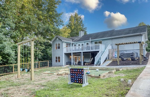 Gainesville House | Lakefront, Boat Dock, Game Room, Backyard Oasis