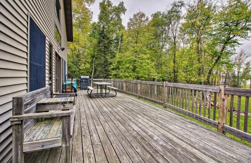 Nevis House | Lakefront Cabin with Private Deck, Dock and Fire Pit!
