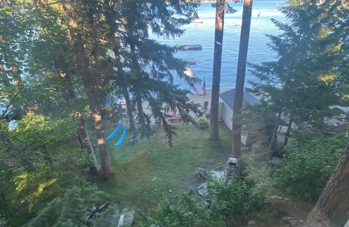 Loon Lake Cabin | Lakefront Cabin with Sandy Beach and private dock