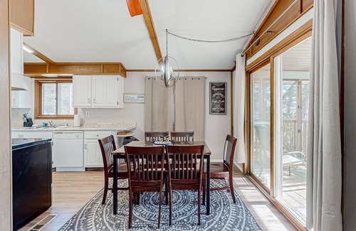 Lost Bridge Village House | Lakefront charmer with game room, decks, & excellent fishing - near rec center