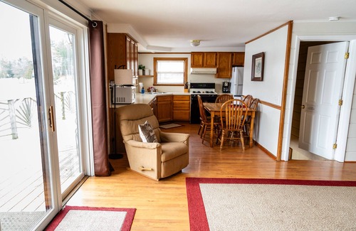 West Branch House | Lakefront Home - Two Bedroom with Fireplace - Outdoor Hot Tub - Pet Friendly!