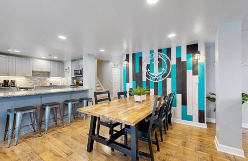 Channel Lake House | Lakefront home with firepit, 2 kitchens, & 2 W/Ds