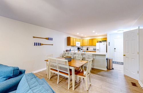 Mineral House | Lakefront home with kayaks, private patio, air hockey, grill, & balcony