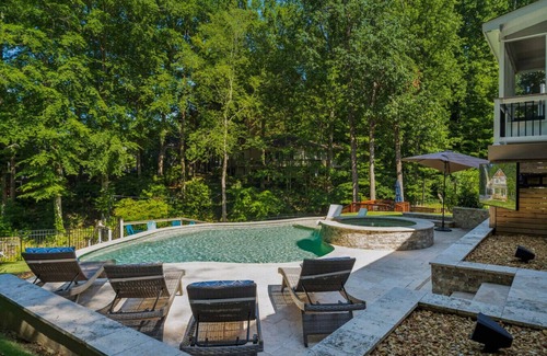 Mayhew House | Lakefront Home with Private Pool and Dock- Great for Families!