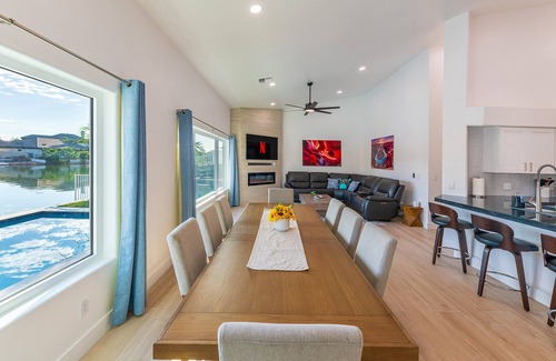 Val Vista Lakes House | Lakefront Lux by HomeSlice Stays