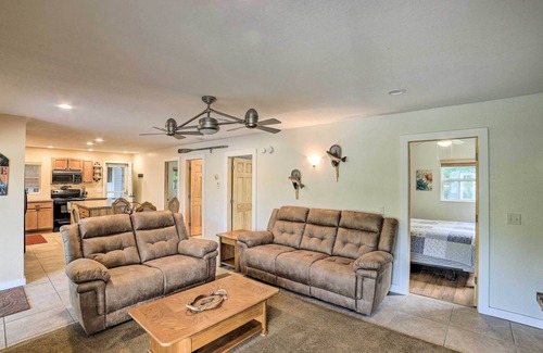 Mecosta Cottage | Lakefront Mecosta Cottage: Dock, Beach Access