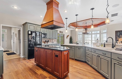 Phelps House | Lakefront retreat with hot tub, water view, game room, home theater & dock