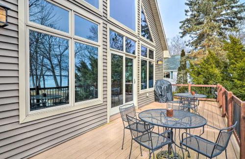 Higgins Lake House | Lakefront Roscommon Home with Game Room and Dock!