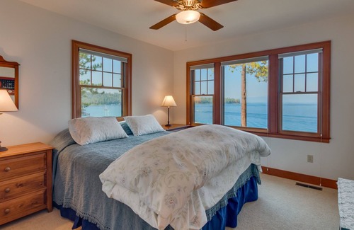 Meeks Bay House | Lakefront with Private Pier and Buoy. Panoramic Lake View