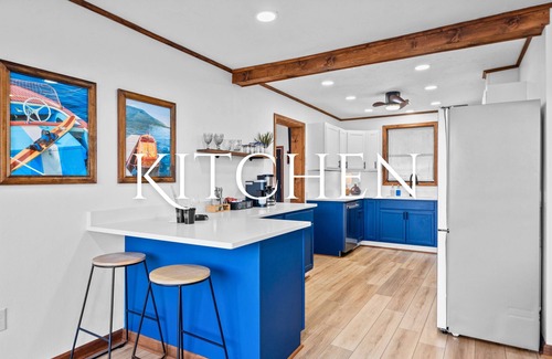 Mid America House | Lakeside Retreat w/Dock, Game Room, Spacious Deck