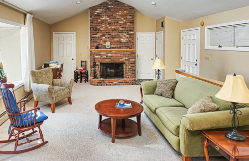 Alton Bay House | Lakeview home with a deck, firepit, & washer/dryer - in a great location