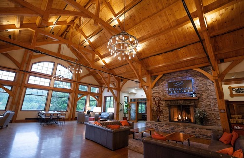 Roanoke Cabin | Lakeview Room | King + Sofa | Pets Allowed