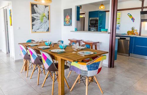 Sainte-Rose Villa | Lala Mangue-4chambres-8pers-piscine privée-vue mer