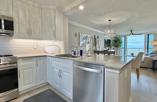 Sand Key Condo | Landmark Towers II 1003 Fully Redone and Beachfront