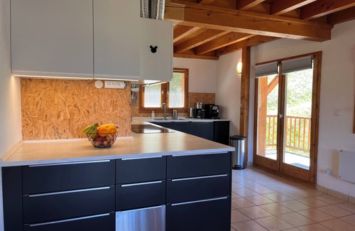 Oz-en-Oisans Ski Chalet | Large chalet 12 people | 20m from the slopes | Sauna & mountain view