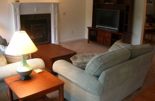 Lake George House | Large & Comfy Townhome. Fully Stocked. Filtered Lake views. Steps to the Beach!