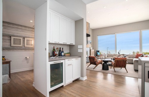 New Buffalo House | Large, dog-friendly lakefront home with private pool & hot tub, central AC & W/D