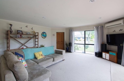 Papamoa Beach House | Large house big outdoor area, 4 min walk to beach