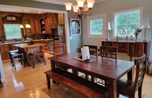 Ten Mile House | Large lake property in Ten Mile, amazing sunset views, two boat slips, fire pit