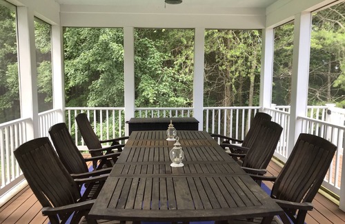 Bumpass House | Large Lux Waterfront Home on 9 Acres with Sandy Beach and Beautiful Sunsets