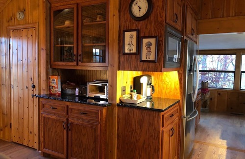 Vinita House | Large private acreage, very open space, decks, hot tub, treehouse, dock, more.