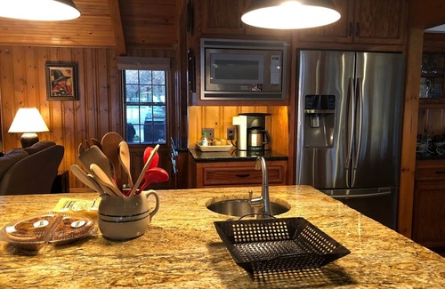 Vinita House | Large private acreage, very open space, decks, hot tub, treehouse, dock, more.