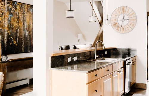 Peak 8 House | Large ski-in/ski-out home with mtn views, hot tub, firepit