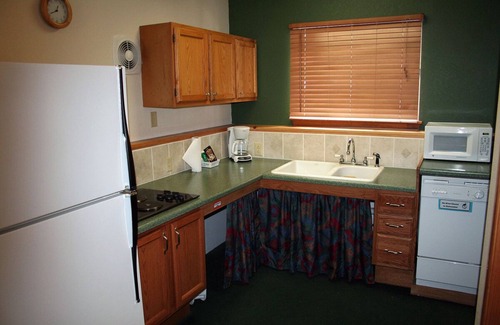 Estes Park Ski Chalet | Large Studio Style Suite with Personal Patio with Grill