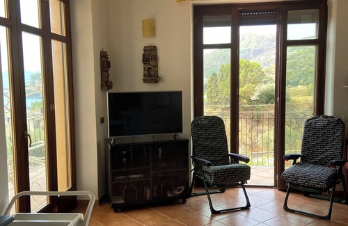 Lipari Historic Centre Villa | Large villa with panoramic sea view