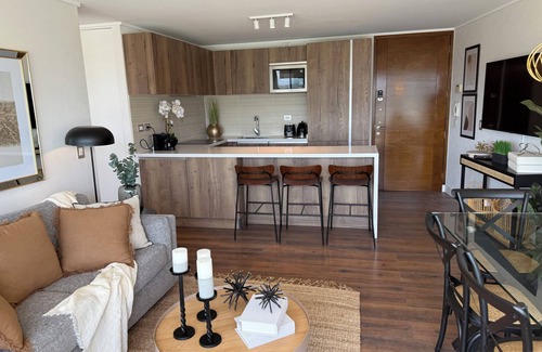 Apoquindo Apartment | Las Condes premium, 100% mountain range view