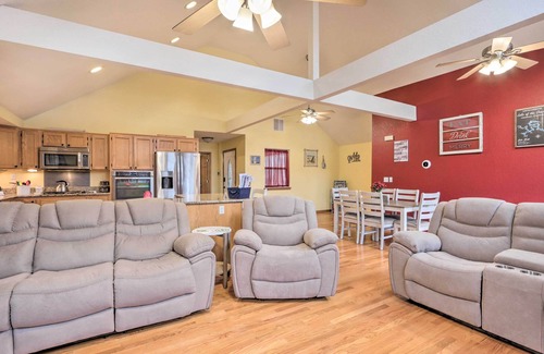 Warsaw House | 'Lazy RS Lakehouse' w/Hot Tub & Dock in Warsaw!