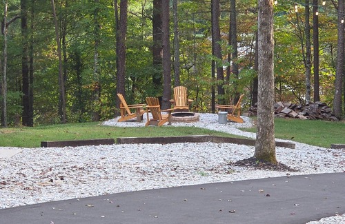 Robbinsville Cabin | Lazy T Cabins - The Skoolie
