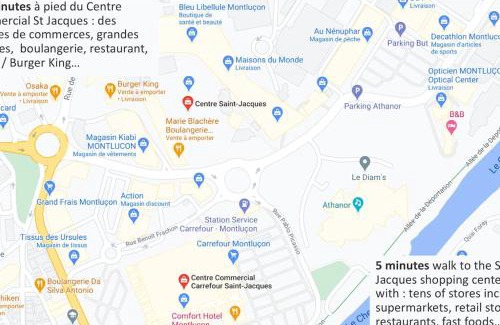 Montlucon Apartment | Le 46 - T2 rénové, confortable proche centre-ville