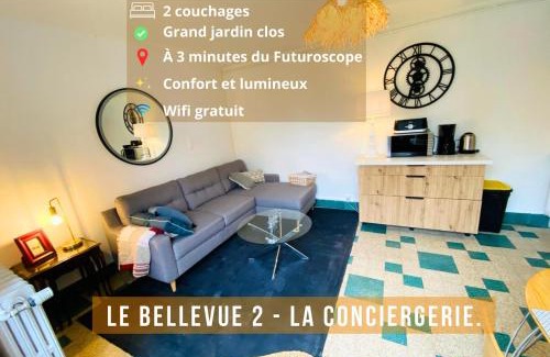 Jaunay-Clan Apartment | Le Bellevue #2 - 5 personnes - Futuroscope -La Conciergerie