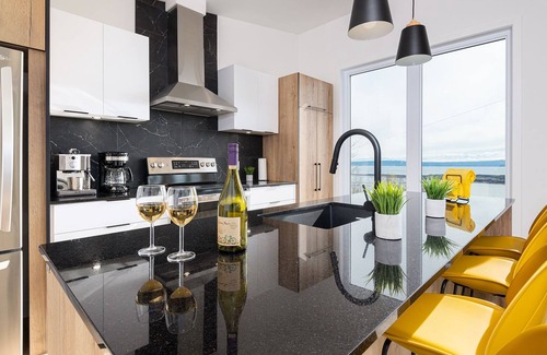 Saint-Joseph-de-la-Rive Ski Chalet | Le Charmant de Charlevoix-Magnifique vue sur le fleuve