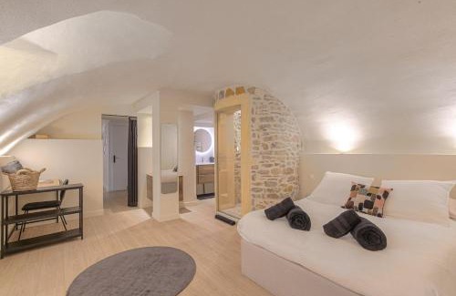 Grande Cote - Annonciade Apartment | Le Cocon du Papillon Bleu I 2 suites parentales avec terrasse en plein coeur de Lyon I Parking inclus