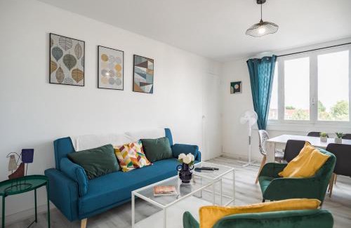 Troyes Apartment | Le Gatsby - 3 chambres - Centre-Ville