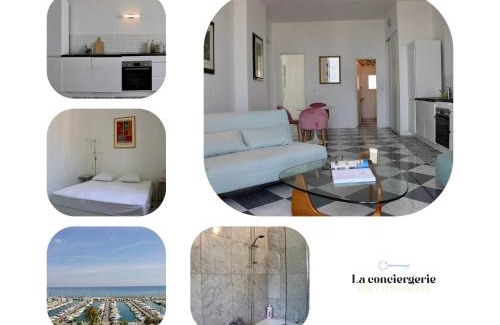 Menton Apartment | "Le Grand Hotel" Prestigieux et Unique, Vue Mer