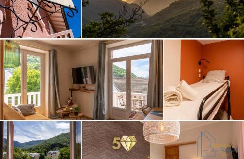 Ax-les-Thermes Apartment | Le Grillon de Pongo Elegant T2 avec balcons