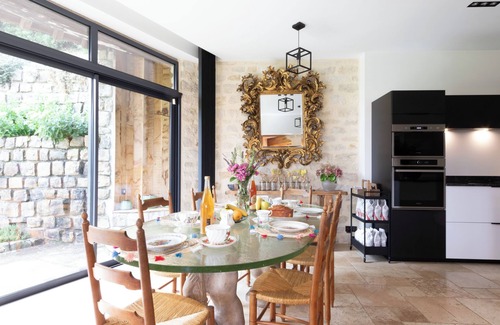 La Roche-Guyon Villa | Le Paradis de Lucile, dream view, Paris 1h, Giverny 10 mn
