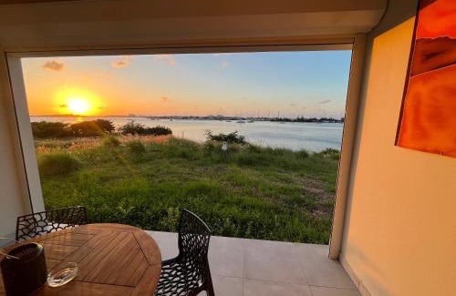 Marigot Apartment | Le Sea-Breeze - Beau studio piscine VUE LAGON