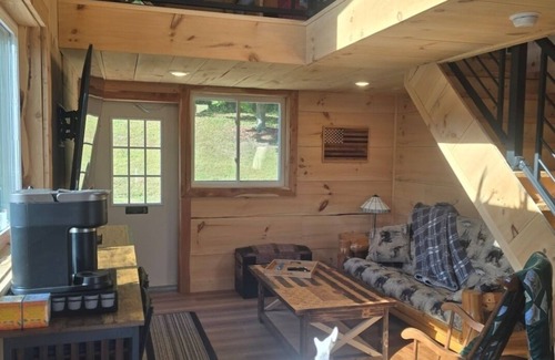 Littleport Cabin | Legacy landing outdoor adventures. Strawberry point Iowa hideaway! Pet friendly.