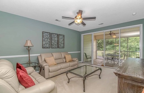 Red Hill Condo | Legends Golf Resort overlooking 17th green.