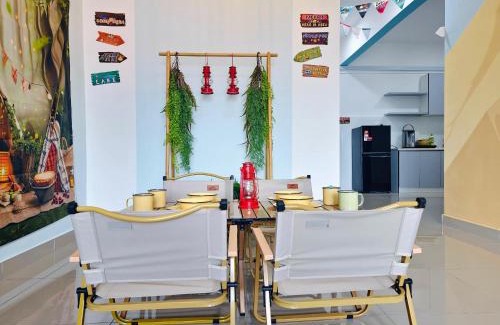 Kampung Bukit Merbah Apartment | Leisure Home - 7pax Camping Theme